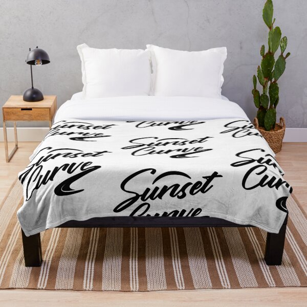 Sunset Curve Throw Blanket