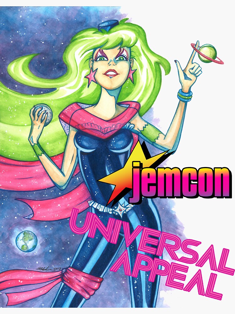Thumbnail 3 of 3, Sticker, JemCon Pizzazz - Universal Appeal designed and sold by JemCon.