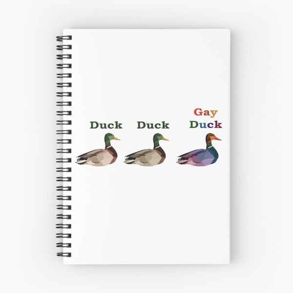 Item preview, Duck, Duck, Gay Duck designed and sold by Sarah Chatfield.
