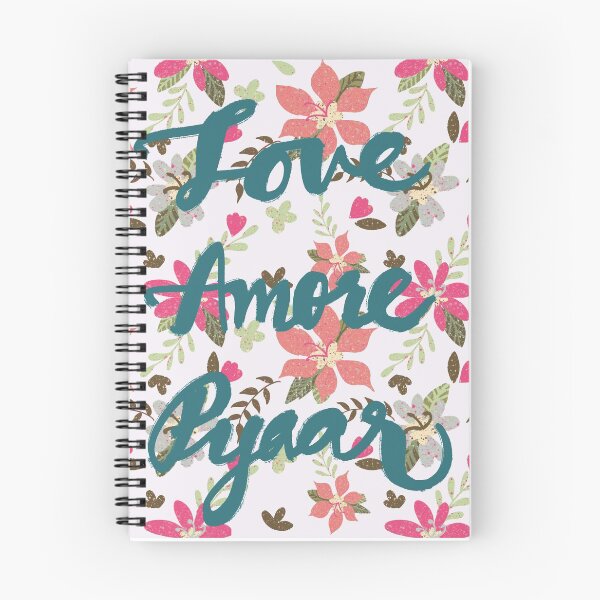 Aperçu de l'œuvre Aime Amore Pyaar créée et vendue par FloralFable.