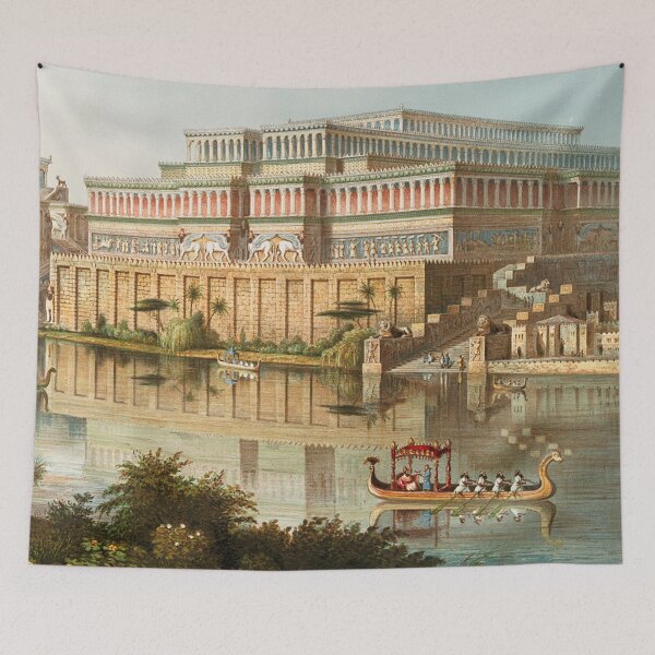 Item preview, Assyrian palaces from Mesopotamia and Nineveh designed and sold by Qrhoo.