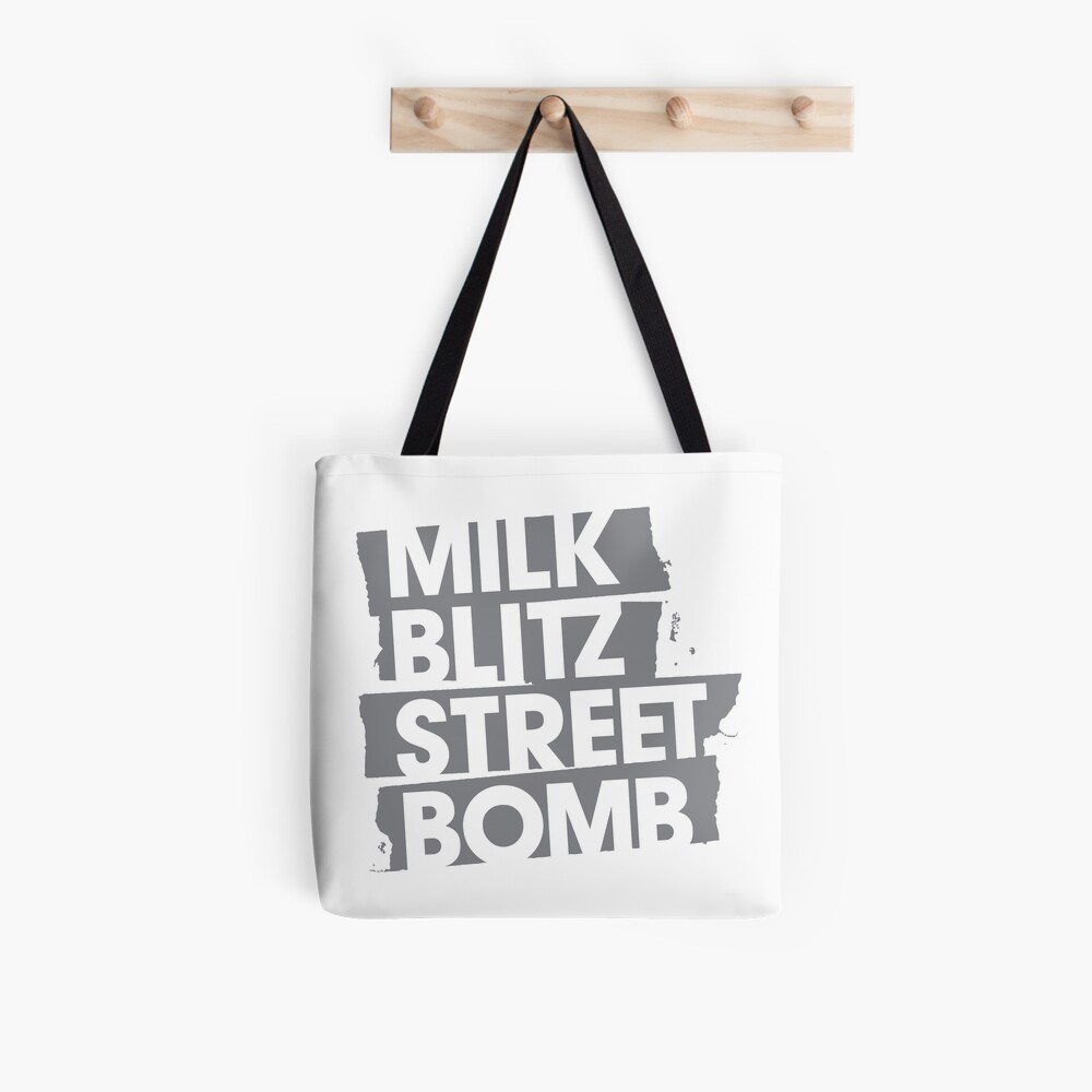 Milk.Blitz.Street.Bomb. Logo Tote Bag