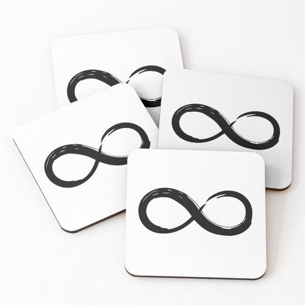 Item preview, Infinity Sign, Forever, Vector, Black and White designed and sold by xcsdesign.