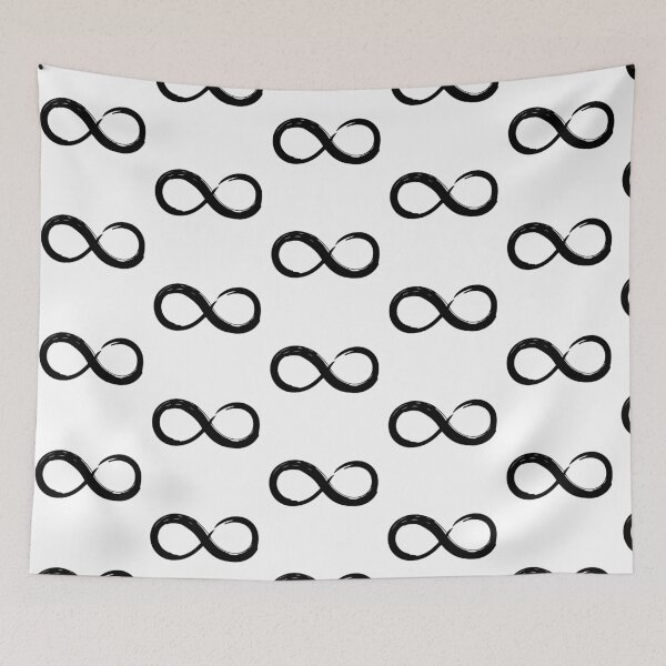 Item preview, Infinity Sign, Forever, Vector, Black and White designed and sold by xcsdesign.