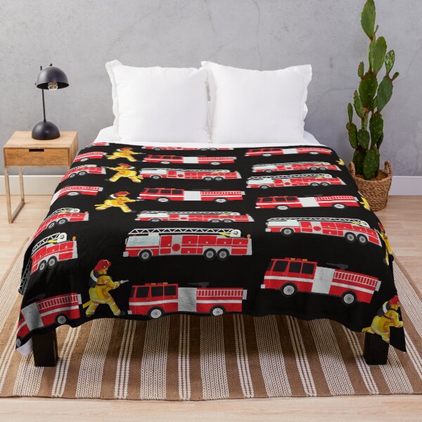 Item preview, Cool Kids Firefighter Design Featuring FireTrucks and Fire Engines designed and sold by Samsdesignshop.