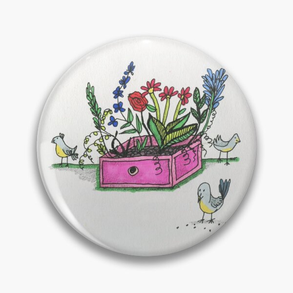 Item preview, Birds and flower box designed and sold by sauleshechka.