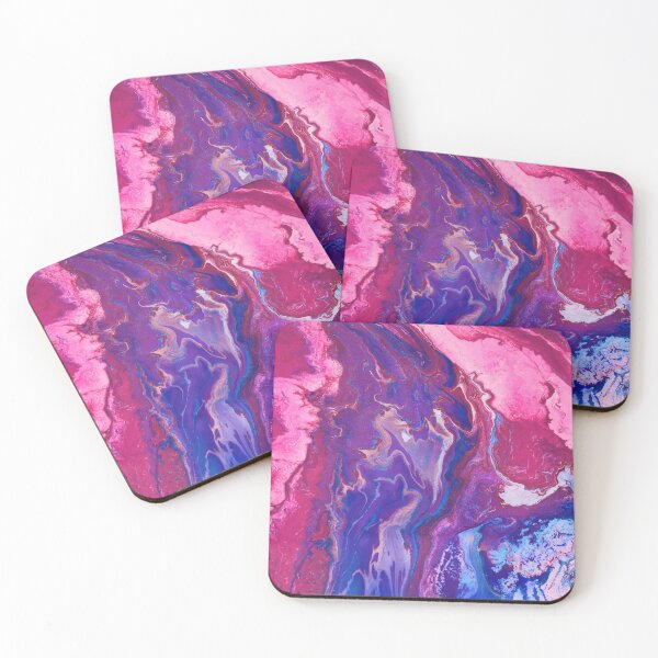 Item preview, Ruby Sea acrylic abstract painting designed and sold by Color Splash Gallery.