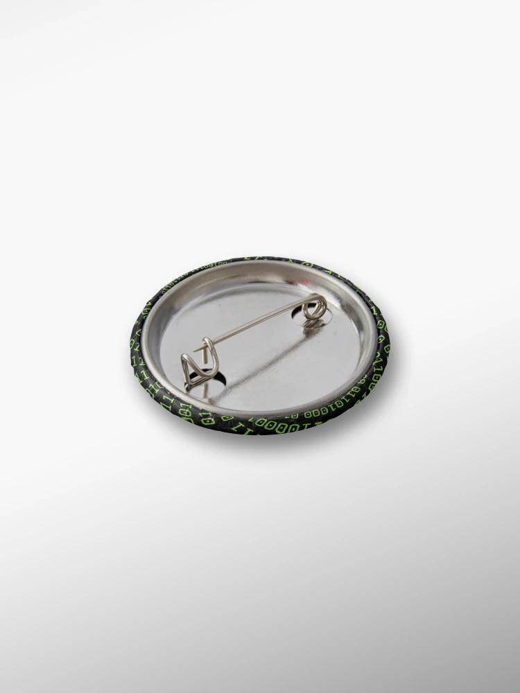 Thumbnail 2 of 3, Pin, High tech binary code designed and sold by SparkleJimmy.