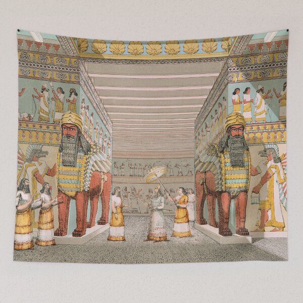 Item preview, Assyrian palaces from Mesopotamia and Nineveh designed and sold by Qrhoo.