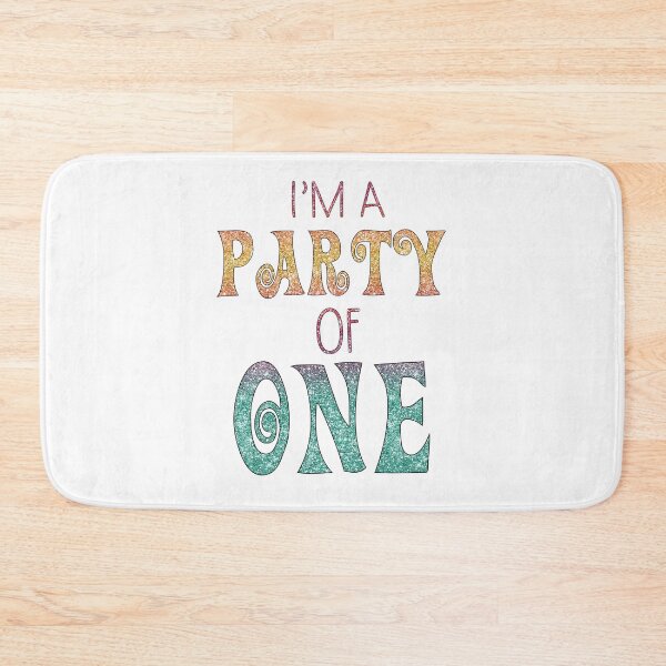 Item preview, Trolls-Inspired "I'm a Party of One" designed and sold by mulberrydragon.