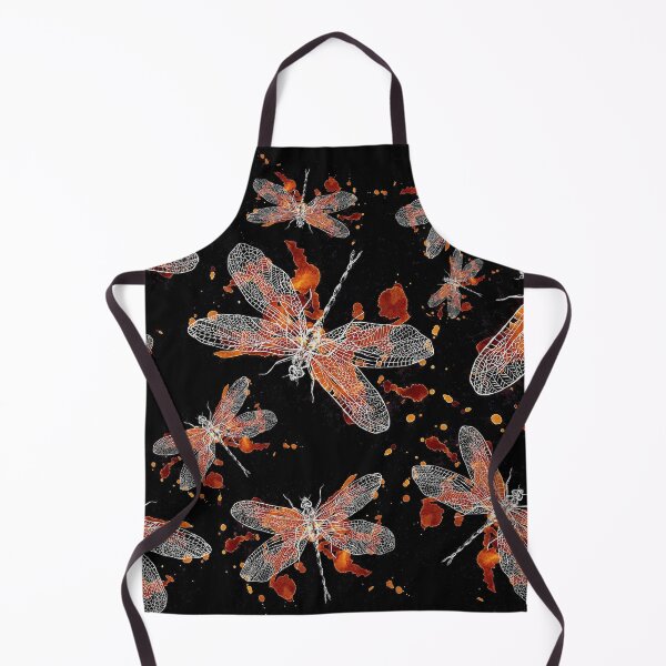 Item preview, Splatter Dragonflies in gold  designed and sold by Linda  Hammond.