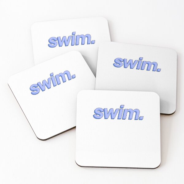 Item preview, Swim Blue Swimmer Ocean bEACH designed and sold by sharedipmemes.