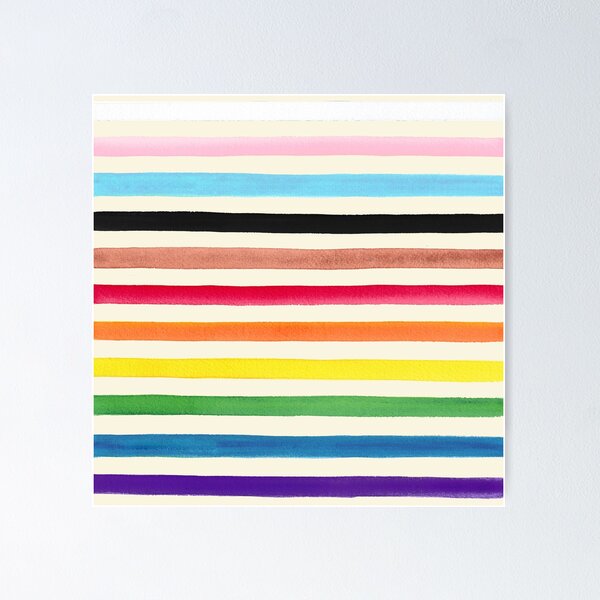 Item preview, Progress Pride Stripes designed and sold by Eliana Southworth.