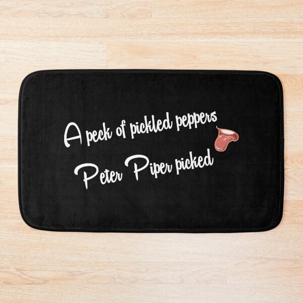 Item preview, tongue twisting Of the Years 2020 Peter Piper picked a peck of pickled peppers designed and sold by Steve  Morley.