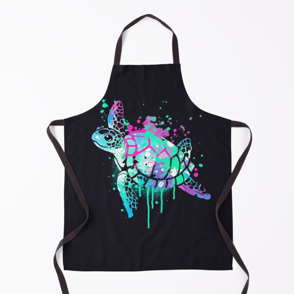 Item preview, Fluo sea turtle designed and sold by NemiMakeit.