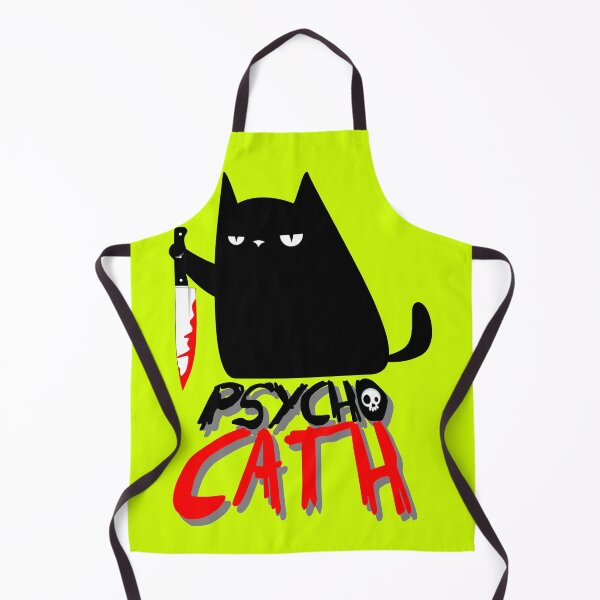 Item preview, psycho killer cat with knife - new funny halloween cat lover shirt designed and sold by enigmatyc.