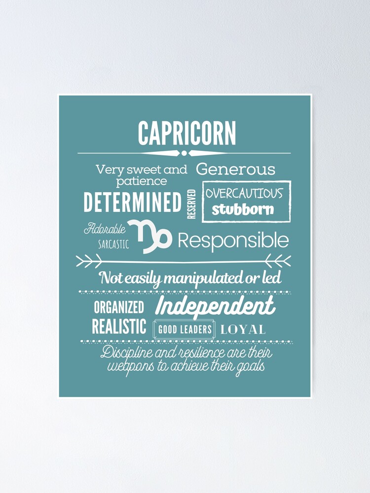 Capricorn personality