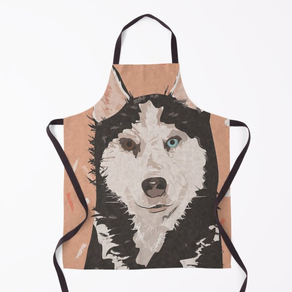 Item preview, Husky Dog Illustration Print Posters and Art Prints designed and sold by Alillluna.