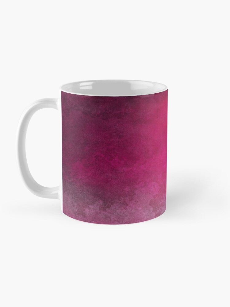 Alternate view of Hot Pink Mask Abstraction Mug
