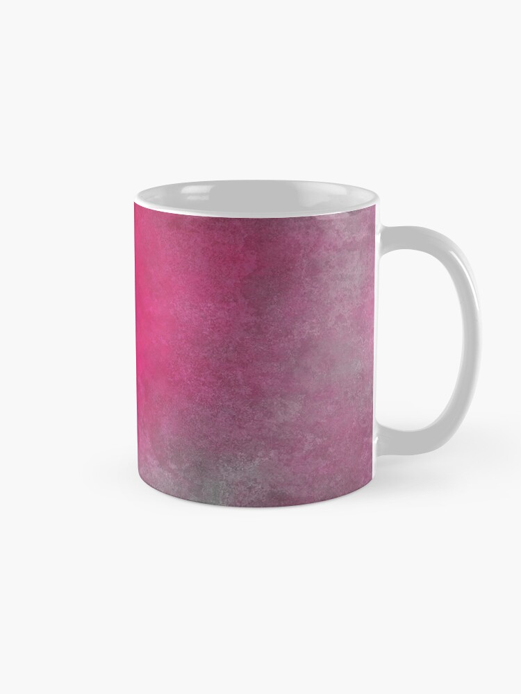 Alternate view of Hot Pink Mask Abstraction Mug