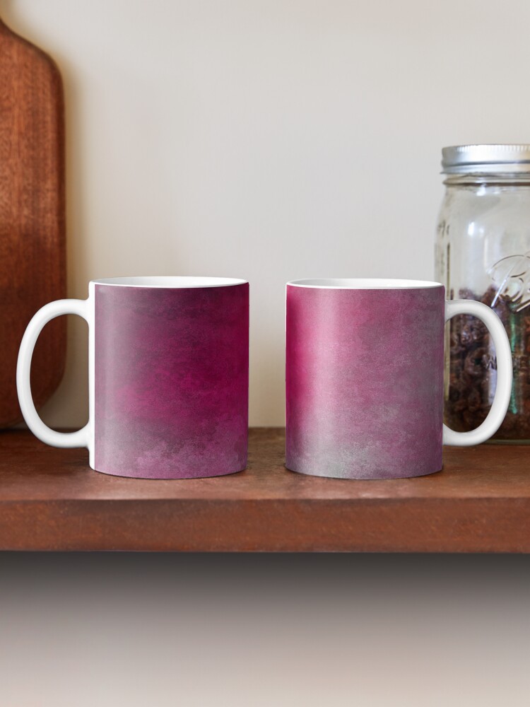 Alternate view of Hot Pink Mask Abstraction Mug