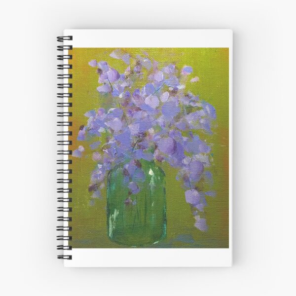 Artikelvorschau, Vase mit lila Blumen entworfen und verkauft von SMSCreations.