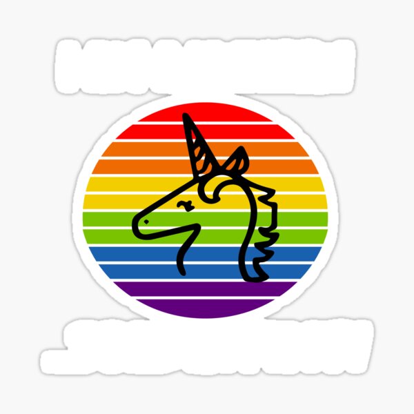 I am a Unicorn deal with it! Sticker