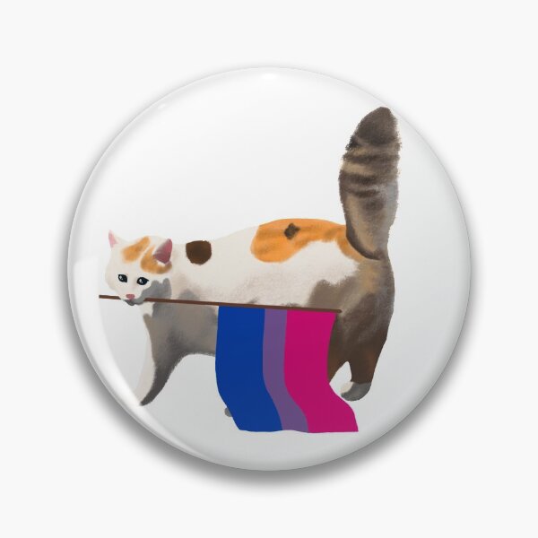 Item preview, Bi Pride Cat LGBT Queer Community Support designed and sold by fiatluxillust.
