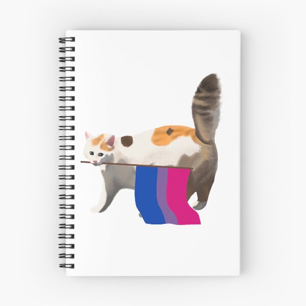 Item preview, Bi Pride Cat LGBT Queer Community Support designed and sold by fiatluxillust.