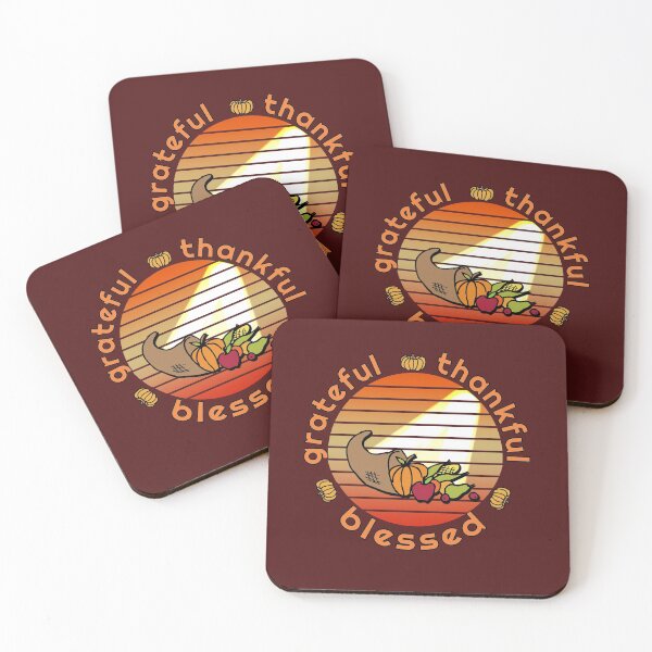 Item preview, Grateful Thankful Blessed Thanksgiving  designed and sold by Greenbaby.