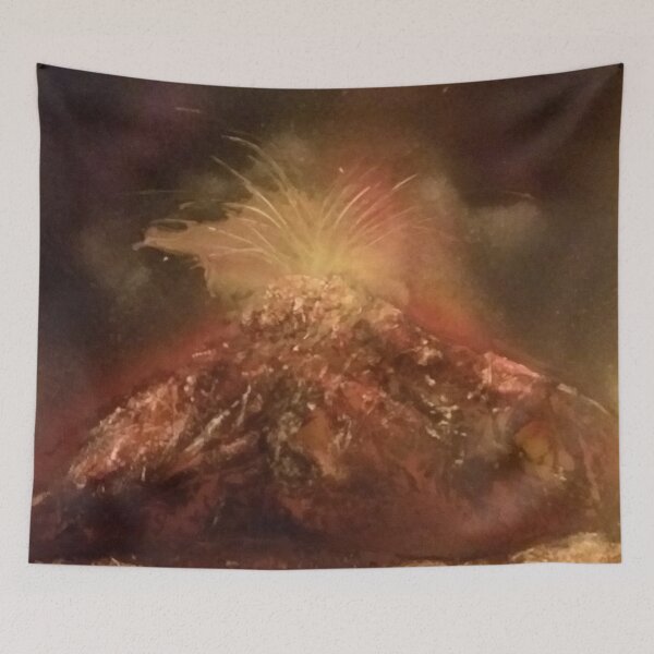 Item preview, The volcano is erupting designed and sold by edwardtiptonart.
