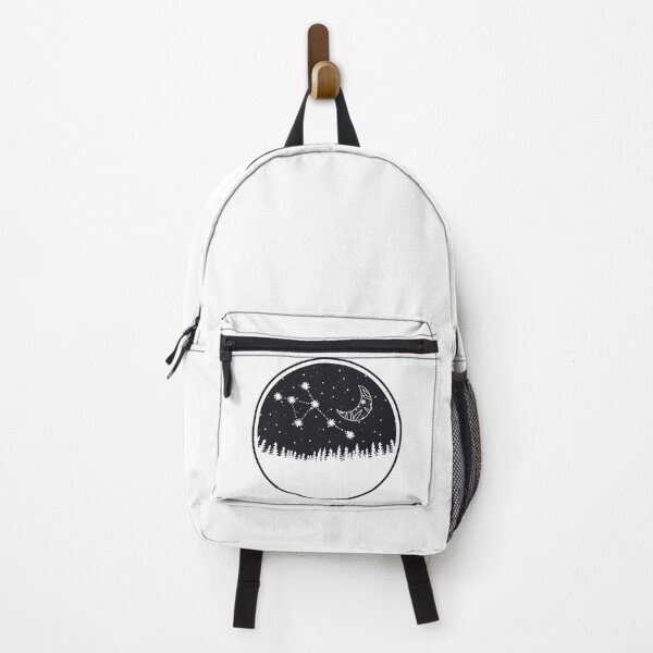 Item preview, Moon and star constellation on night silhouette designed and sold by StarlightTales.