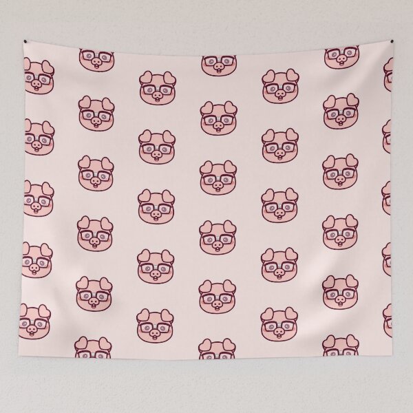 Item preview, Nerdy baby pig! designed and sold by petinmypocket.