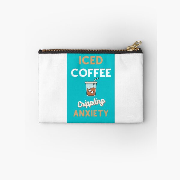 Item preview, iced coffee + crippling anxiety designed and sold by LifeAsGeneration Z.