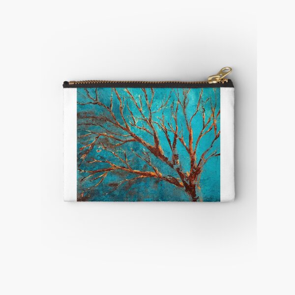 Artikelvorschau, Baum auf türkisfarbenem Hintergrund entworfen und verkauft von SMSCreations.