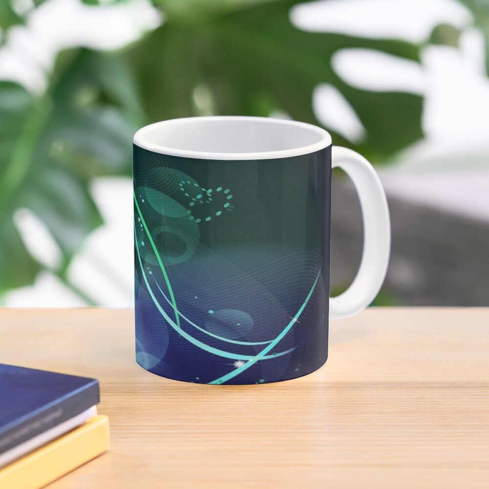 Swooping Dreamy Mask Abstraction Mug