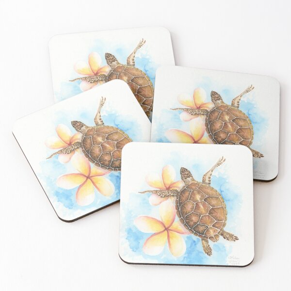 Item preview, Watercolor Sea Turtle designed and sold by Mernion.