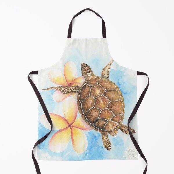 Item preview, Watercolor Sea Turtle designed and sold by Mernion.