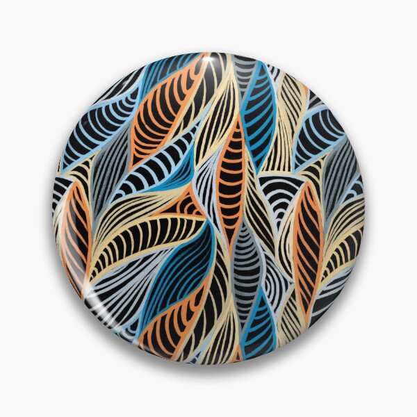 Artikelvorschau, Reto Abstract Autumn Doodles Blätter entworfen und verkauft von ShikitaMakes.