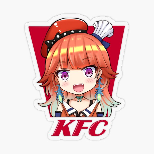 Kfc Meme Stickers Redbubble - roblox chuck e cheese games pizza let s play with vtubers big