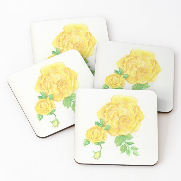 Item preview, Watercolor Yellow Roses designed and sold by Mernion.