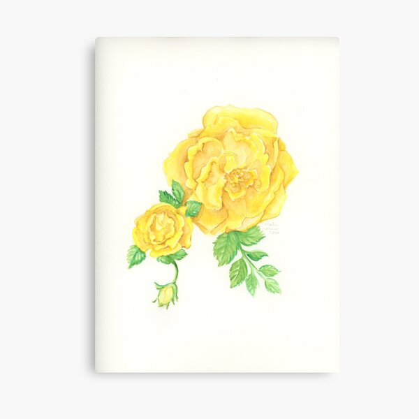 Item preview, Watercolor Yellow Roses designed and sold by Mernion.