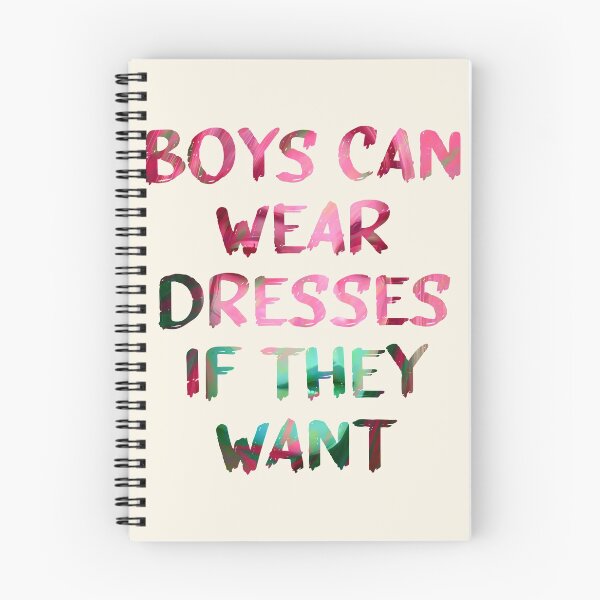 Item preview, Boys Can Wear Dresses Glitch Art Quote designed and sold by raspberry-tea.