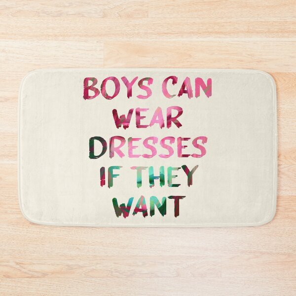 Item preview, Boys Can Wear Dresses Glitch Art Quote designed and sold by raspberry-tea.
