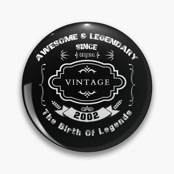 Item preview, Vintage 2002 Birthday Gift For Men and Women Essential T-Shirt designed and sold by MERY-DESIGNS.
