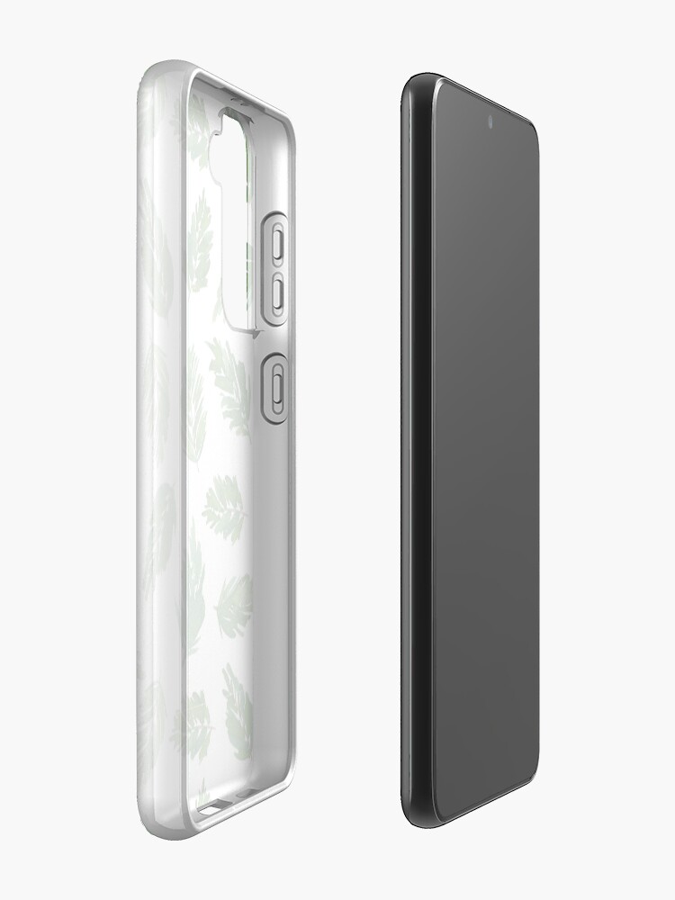 Alternate view of cute pine bough repeat pattern watercolor artwork Case & Skin for Samsung Galaxy