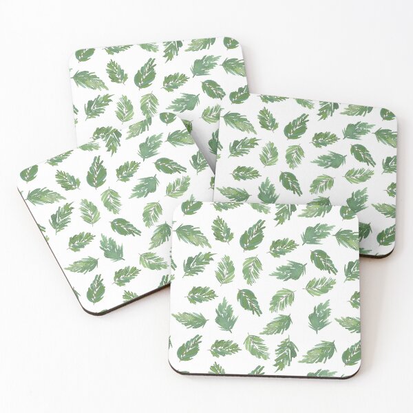 Item preview, cute pine bough repeat pattern watercolor artwork designed and sold by jenofalltradesc.