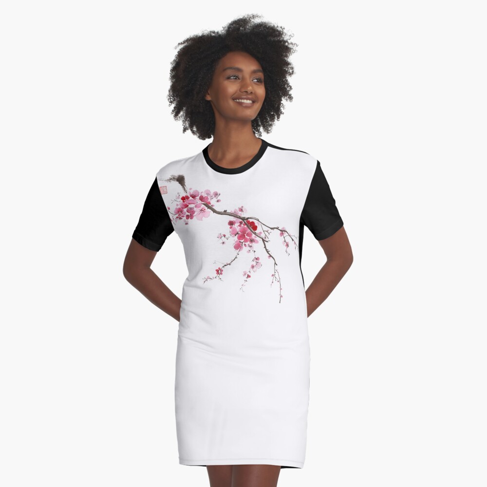 Item preview, Graphic T-Shirt Dress designed and sold by AwenArtPrints.