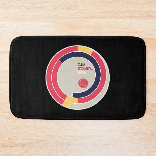 Item preview, Eat sleep basketball repeat designed and sold by DuarteDesign.