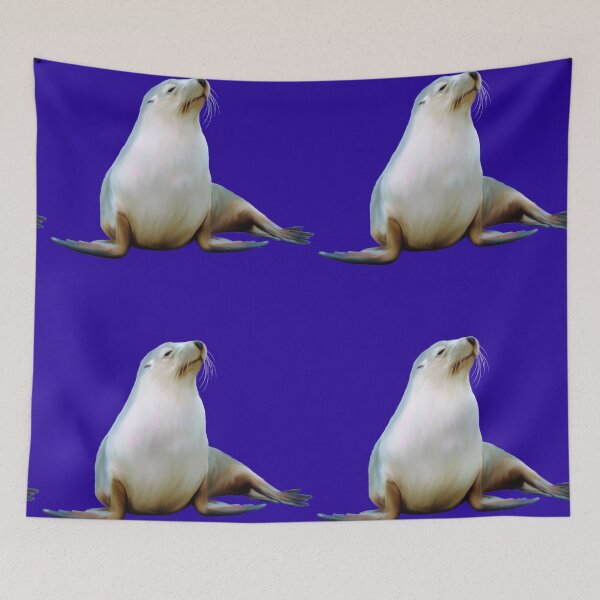 Item preview, Sea lion dominating the depths designed and sold by JamalRok04.